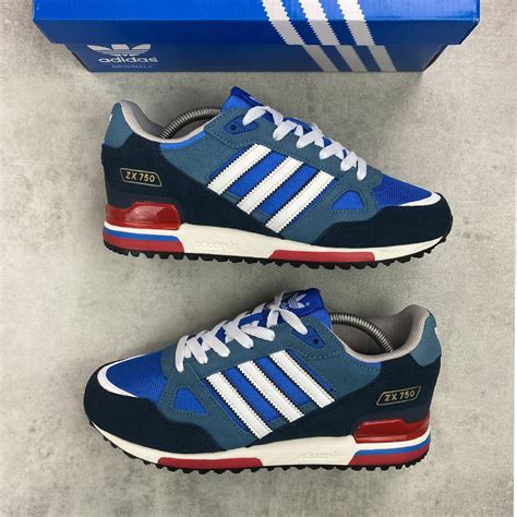 adidas ZX 750 Blue Red Men's 